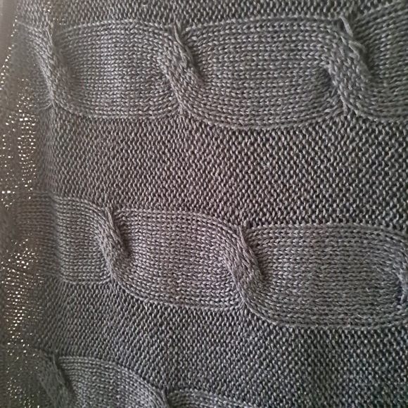 Talbots Linen Cable Knit Boat Neck Sleeveless Top - Picture 8 of 10